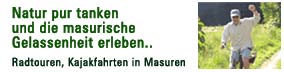 masuren,aktivurlaub,radfahren,kajakfahrten